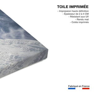 Tableau sport Jumping ski Toile imprimée