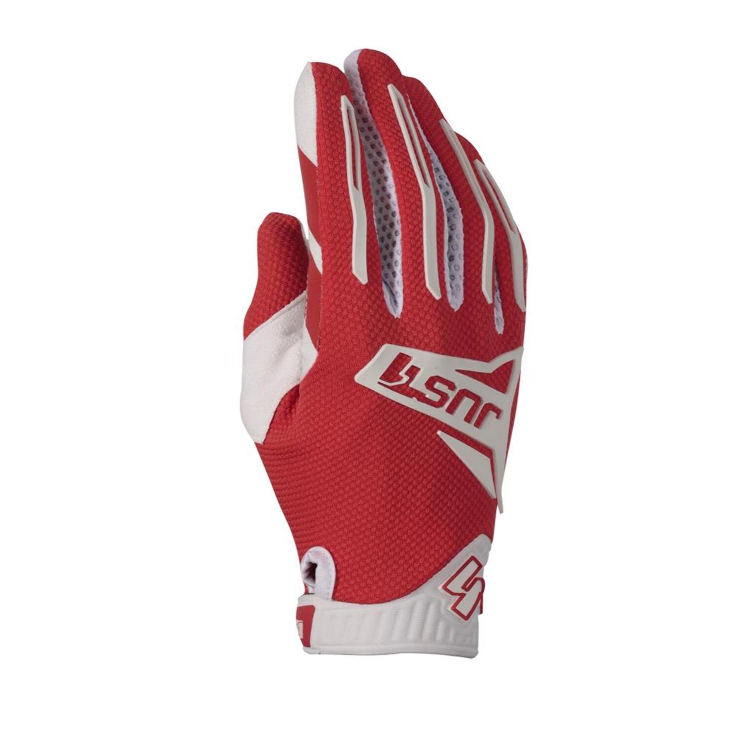 GUANTES J-FORCE 2.0 RED WHITE JUST1