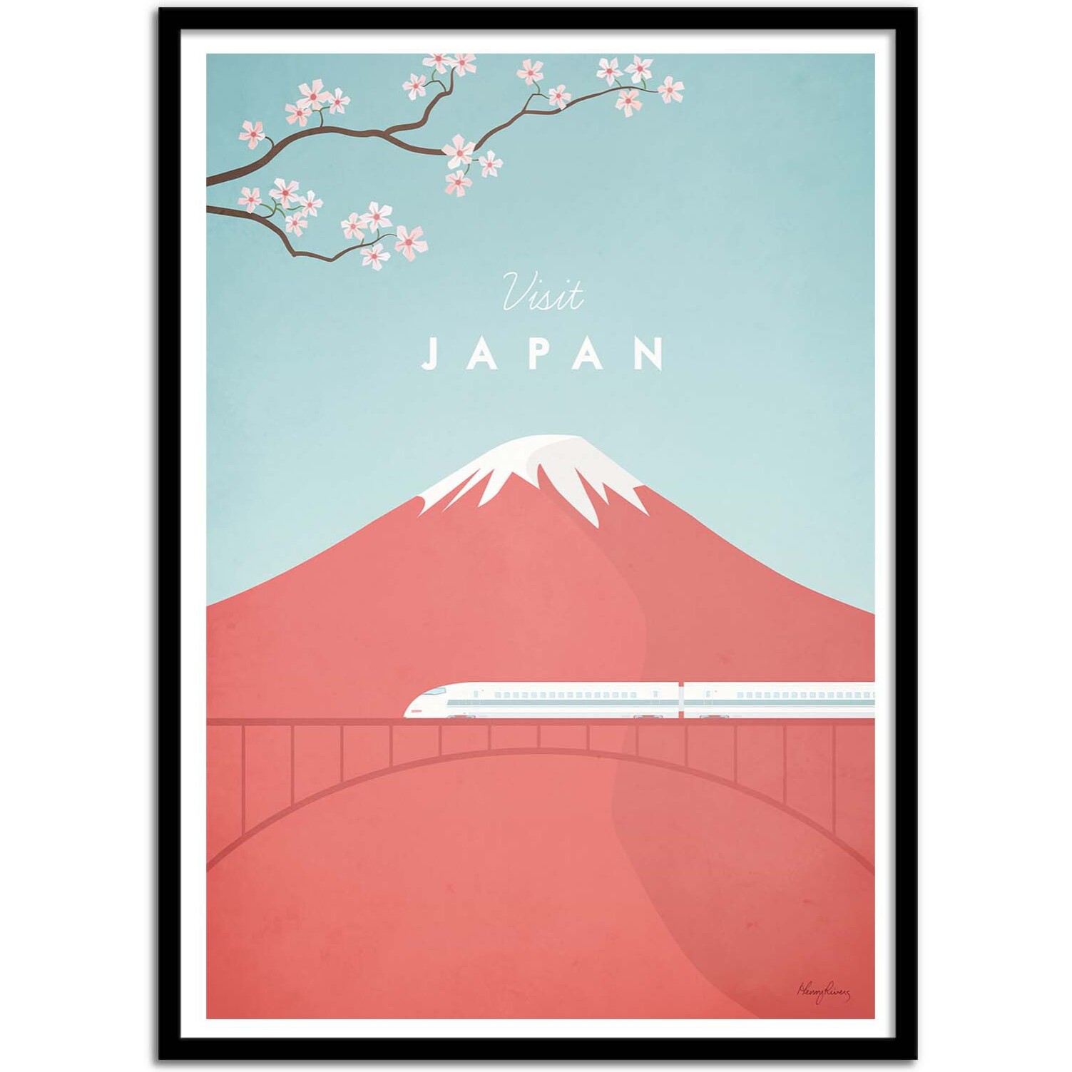 Affiche - Visit Japan - Henry Rivers