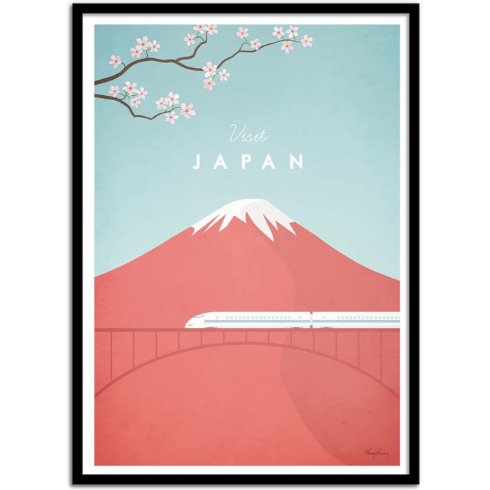 Affiche - Visit Japan - Henry Rivers