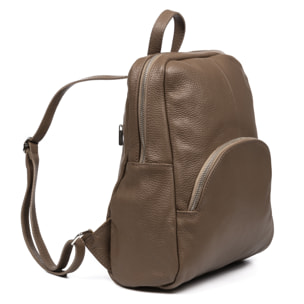 Monastier Bolso mochila Mujer. Piel auténtica Dollaro