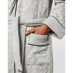 PHILIPP PLEIN Hooded Bathrobe Signature