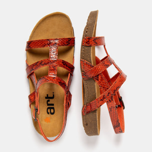 Sandalias 1138S SNAKE TEJA/ I BREATHE color Teja