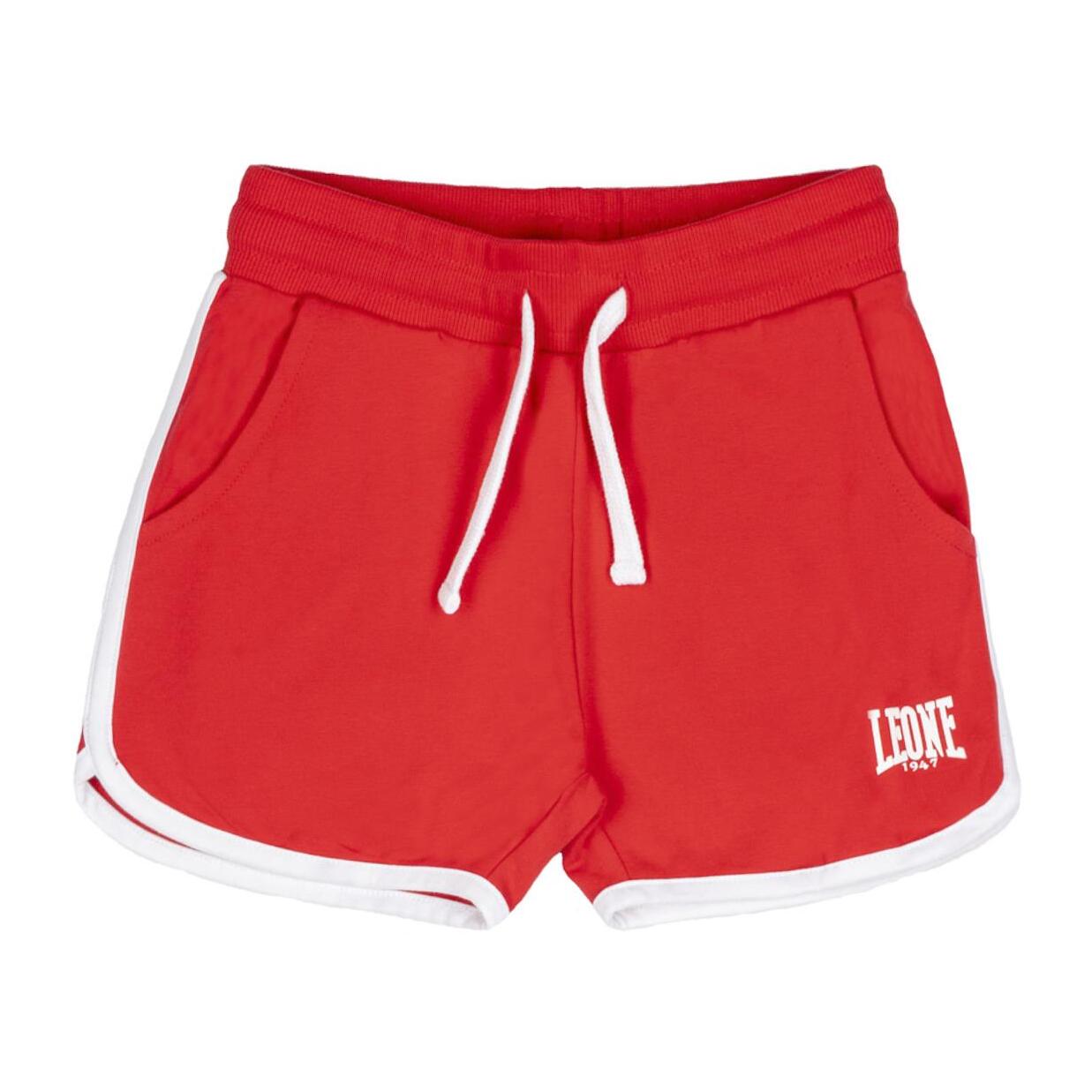 Pantaloncino da bambina in cotone non garzato Leone Sporty