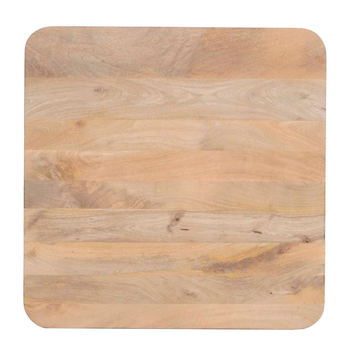 Mesa Comedor Madera Mango Metal Marrón 70x70x72 Cm
