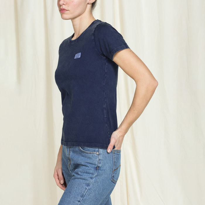 T-SHIRT GIROCOLLO REPLICA IN JERSEY