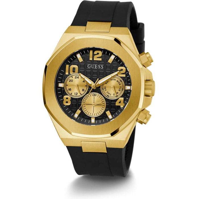 Reloj Guess GW0583G2 Hombre Analogico Cuarzo con Correa de Silicona