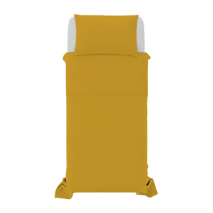 COMPLETO LETTO NATURAL COLOR, 100% COTONE - SINGOLO