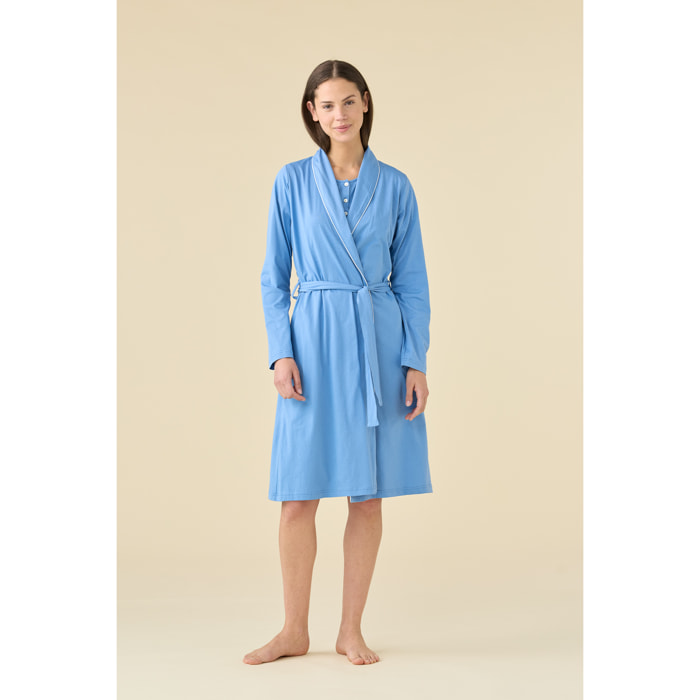 Vestaglia donna estiva in cotone articolo essential. Noidinotte