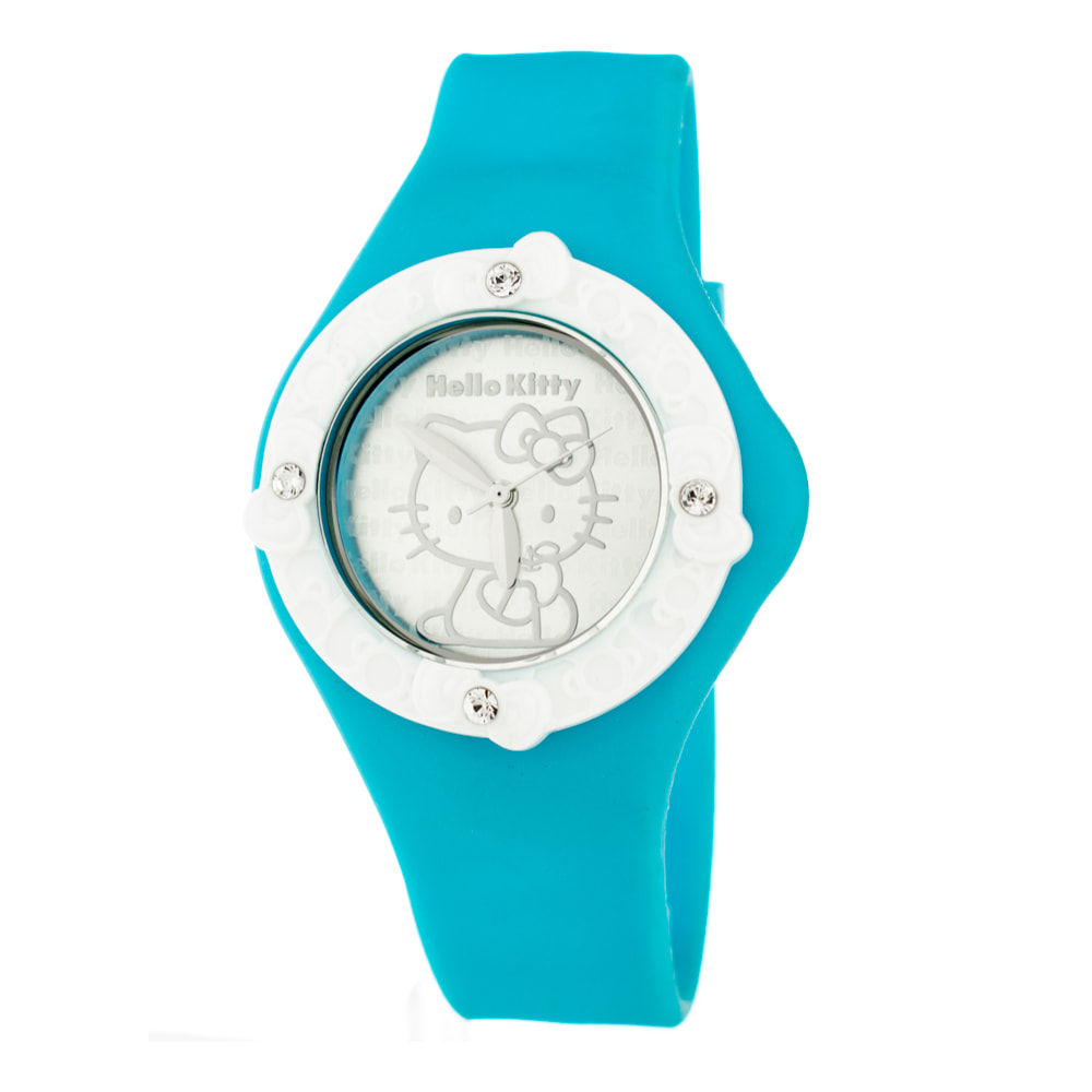 Reloj Hello Kitty HK7158LS-08 Mujer Analogico Cuarzo con Correa de Caucho