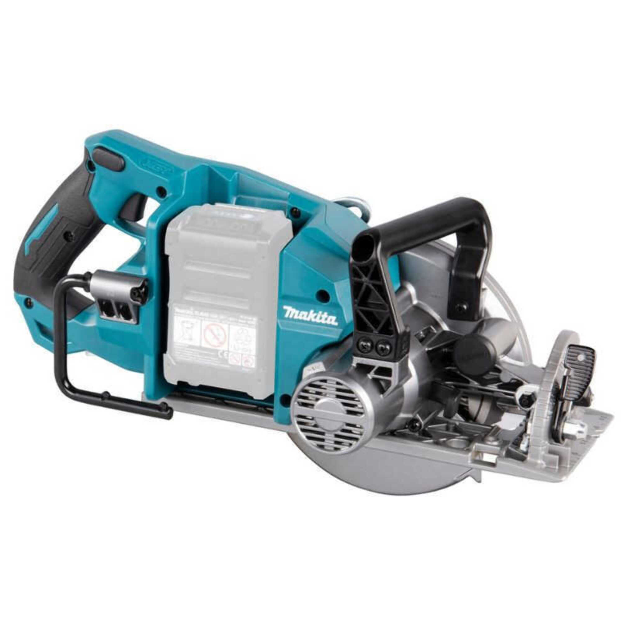 Sierra circular con mango trasero 185 mm 40V max MAKITA sin batería - RS001GZ