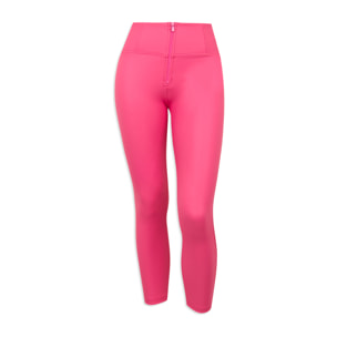 Pantaloni push up WR.UP® 7/8 superskinny vita alta similpelle