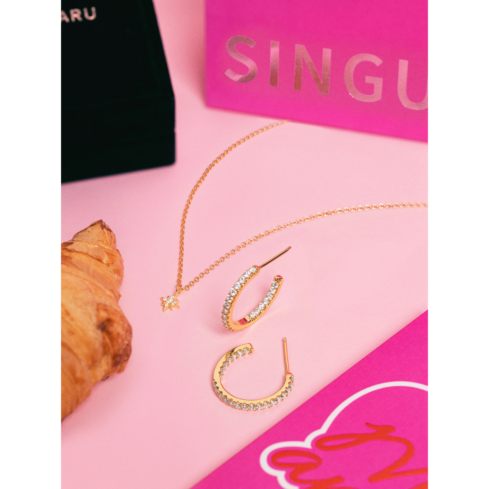 Pendientes Aro Scarlett S Baño Oro