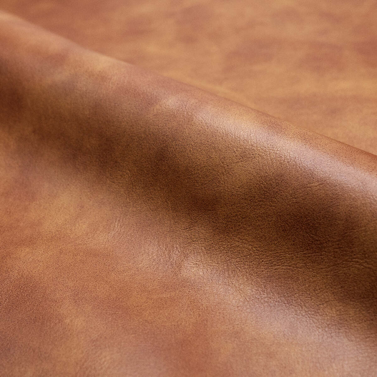 Lot de 2 chaises pour îlot central 65 cm en cuir synthétique camel - Pirata