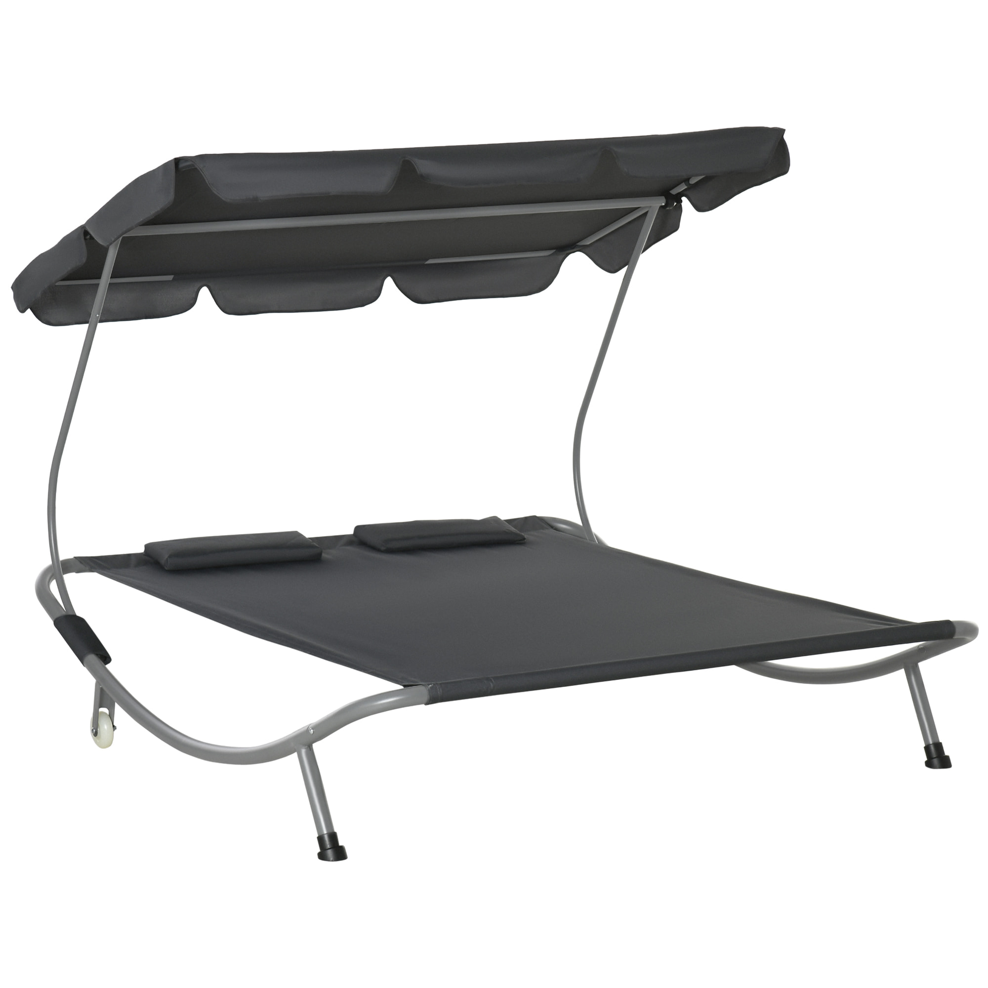 Bain de soleil 2 places – Toit réglable – Grand confort