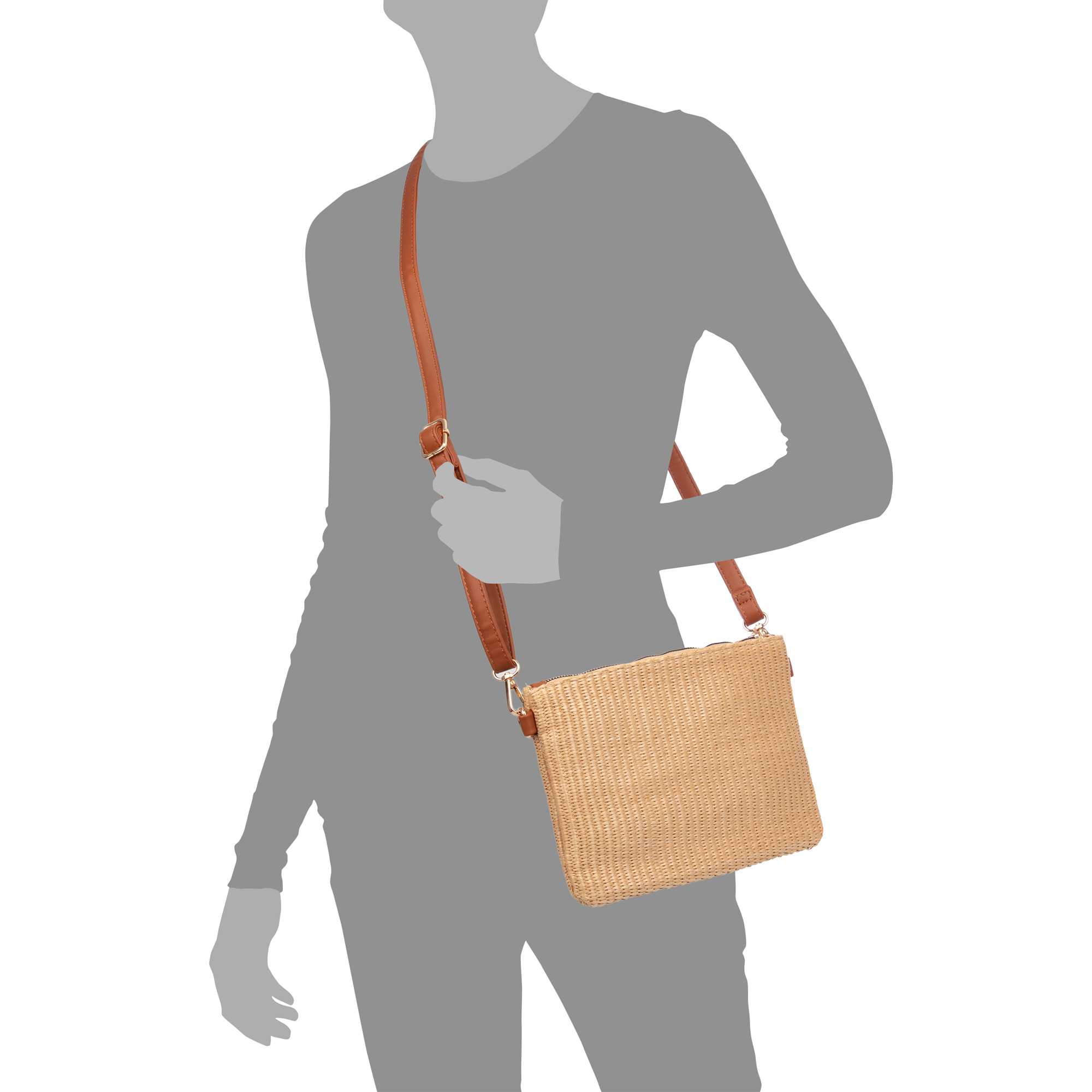 Bellano Borsa a tracolla Donna. Tessuto in cotone pelle sintetica PU.