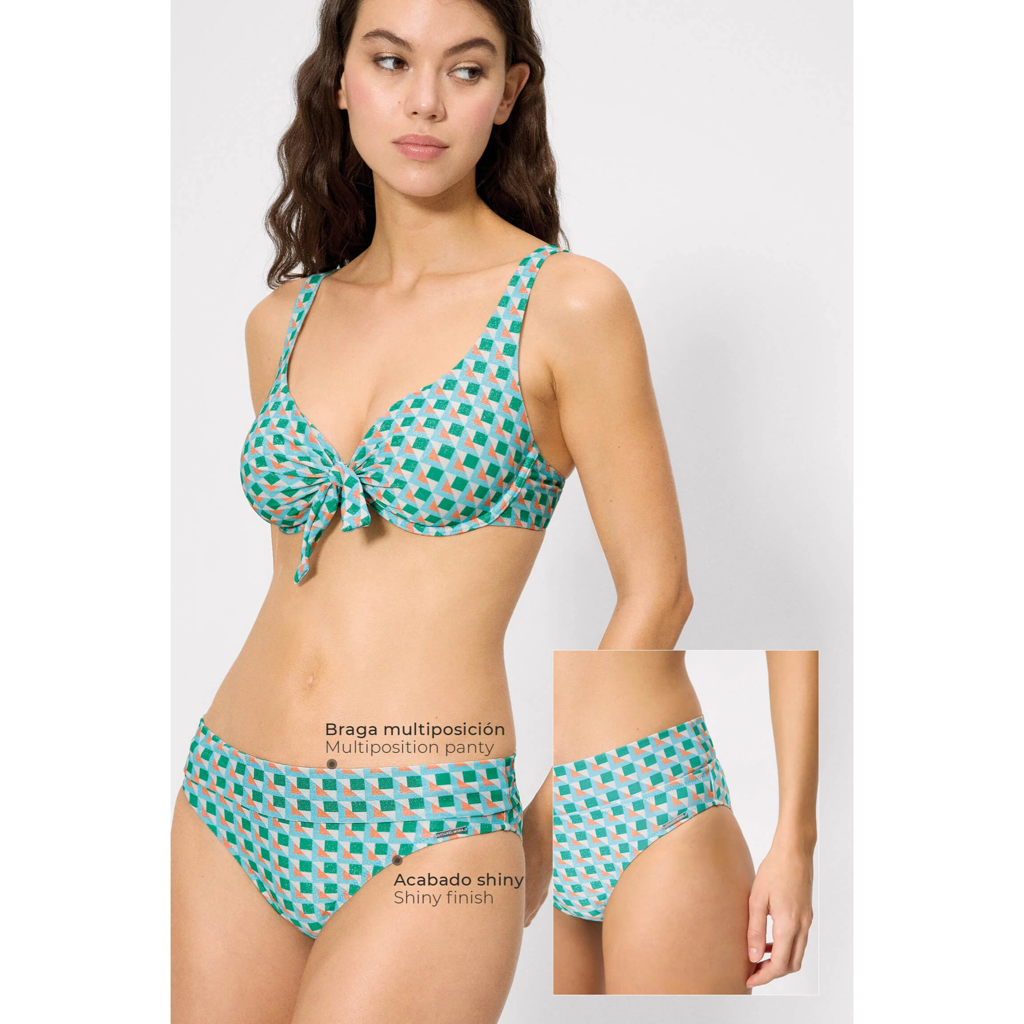 Slip bikini midi