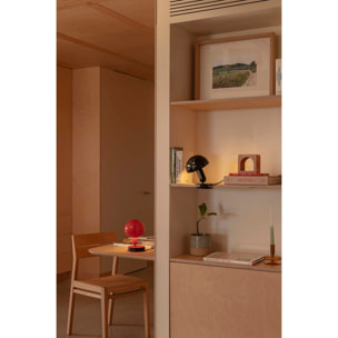 BELA Lampada da tavolo con clip nera