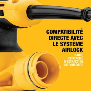 Ponceuse excentrique 280 W - 125 mm - DEWALT - DWE6423-QS