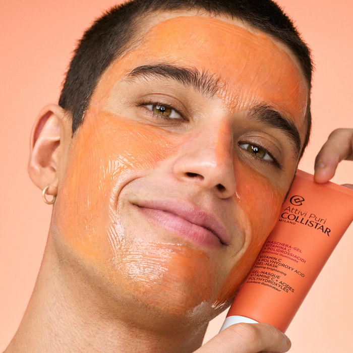 Gel Masque Vitamine C+Acides Polyhydroxylés - Exfoliant Illuminateur 75 ml