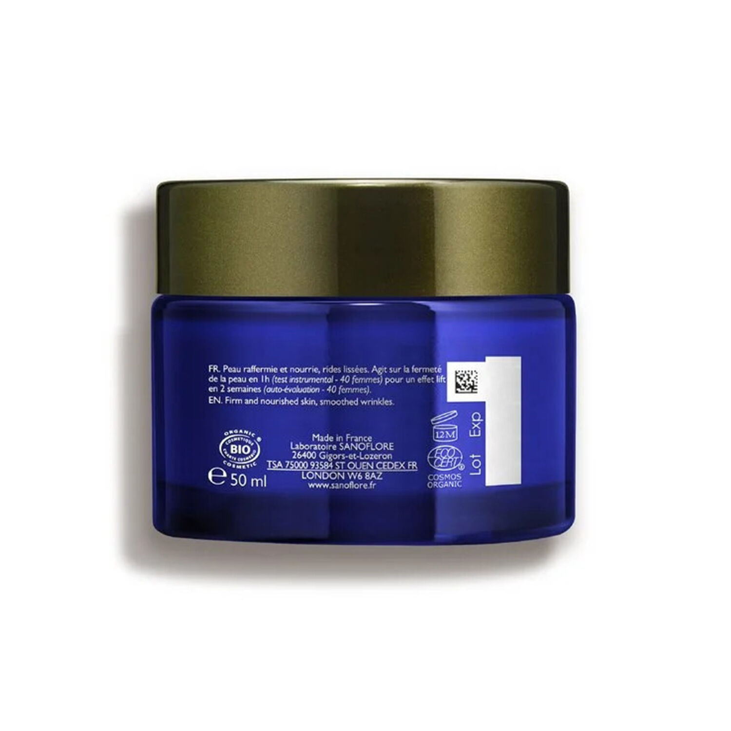 Merveilleuse - Crème visage riche lift anti-rides certifiée bio