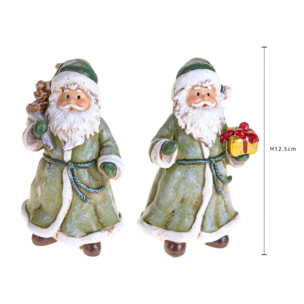 babbo natale con doni - Pezzi 2 - VERDE - Bianchi Dino SpA