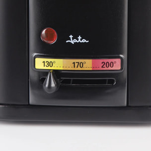 Freidora aceite JATA FR5600 de 1,3 litros. Temperatura regulable. Cuba antiadherente. Fácil limpieza