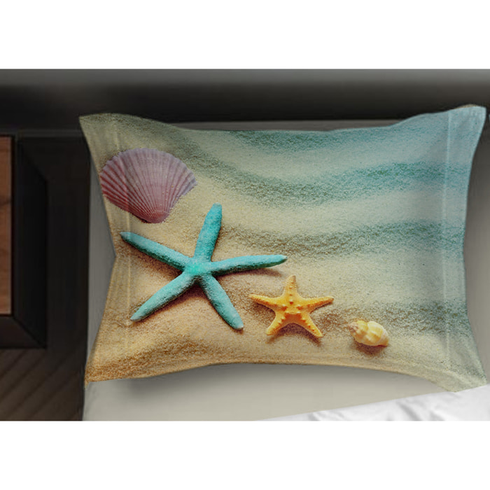 Copripiumino Stampa Digitale Disegno Bahamas Misura Letto Matrimoniale