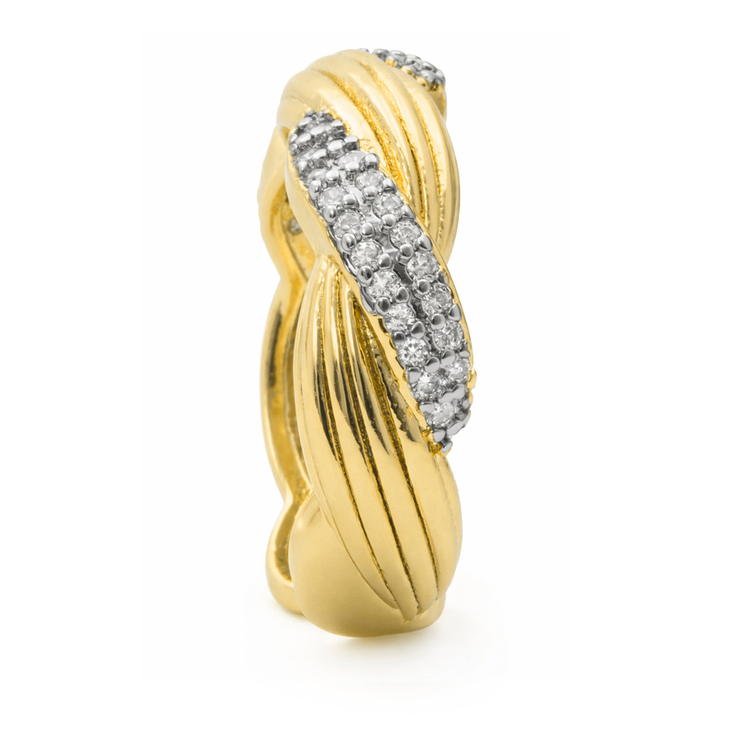 Anillo Riesim acabado oro amarillo 18k