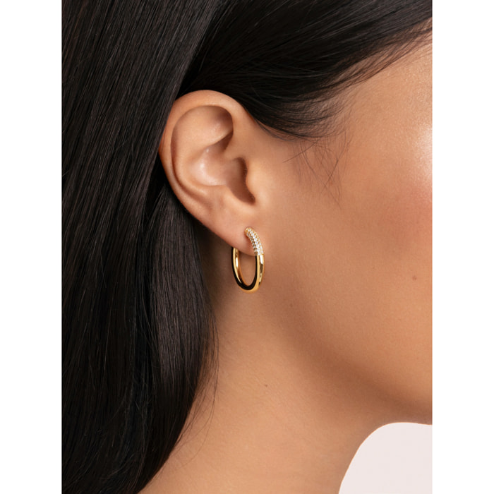 Pendientes Aro Alma Baño Oro