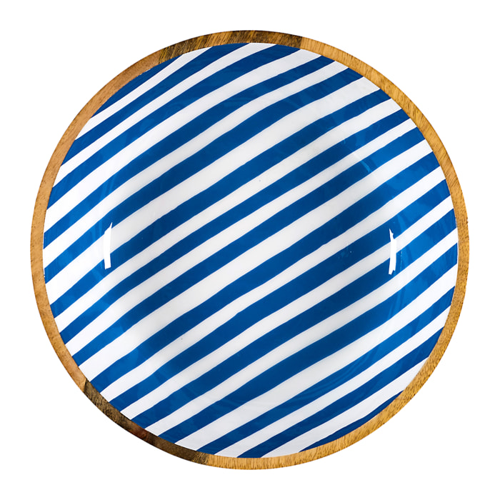 Saladier Manguier Dolce Vita Bleu D33cm