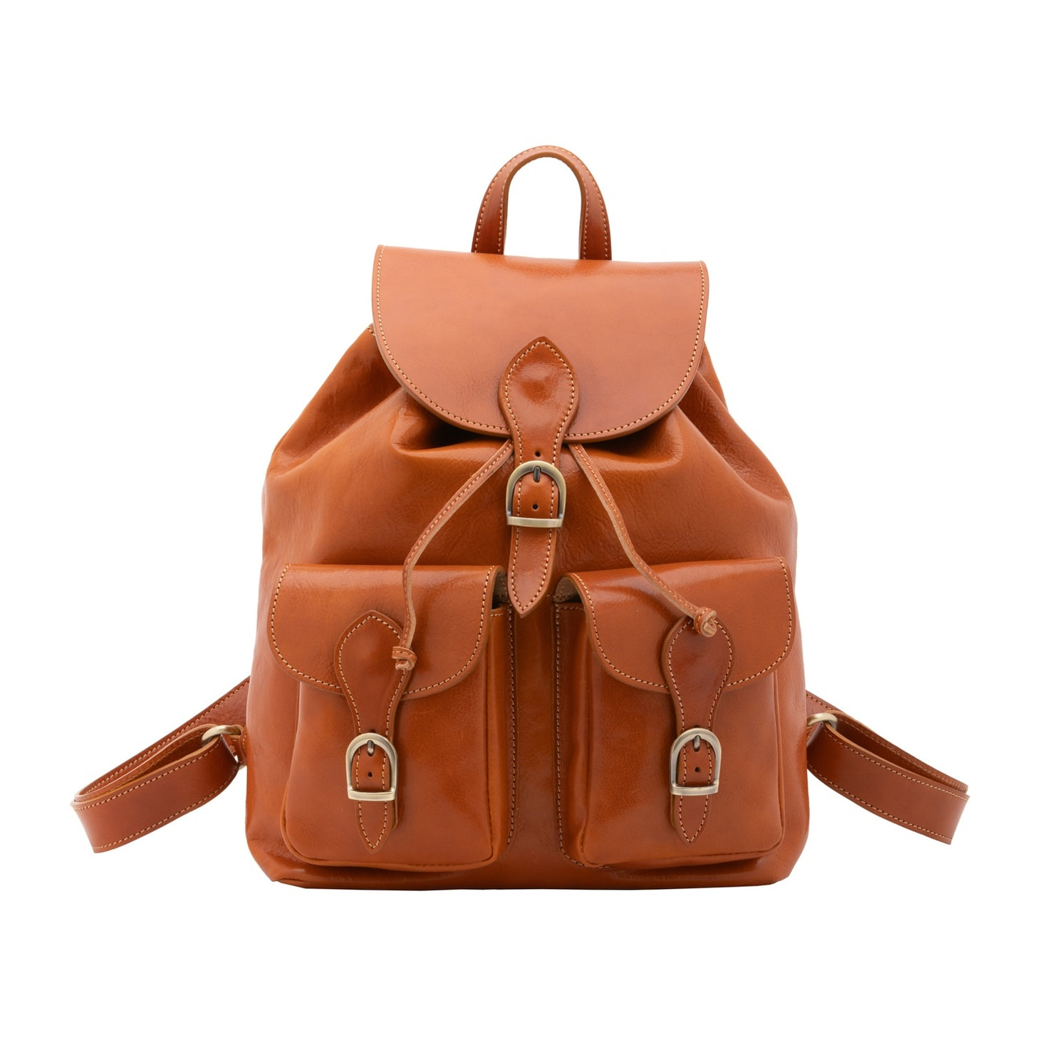 Borsa a spalla da donna - Modello False - Vera pelle - 37.0 x 30.0 x 13.0 cm