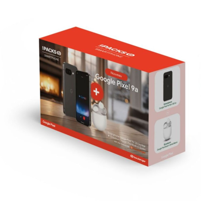 Smartphone GOOGLE Pack Pixel 9a 128Go + Pixel Buds A
