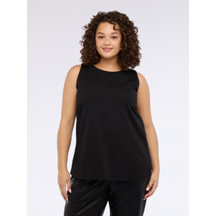 Fiorella Rubino - Top con puntos de luz - Negro