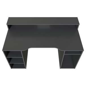 Mesa De Ordenador Gamer 88x136x67 Cm Antracita