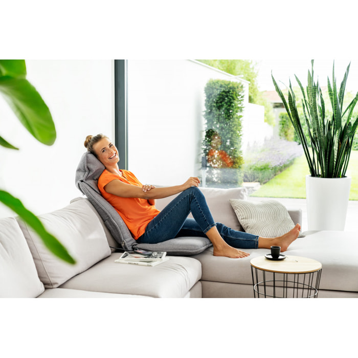 Housse de siège massant shiatsu - gris