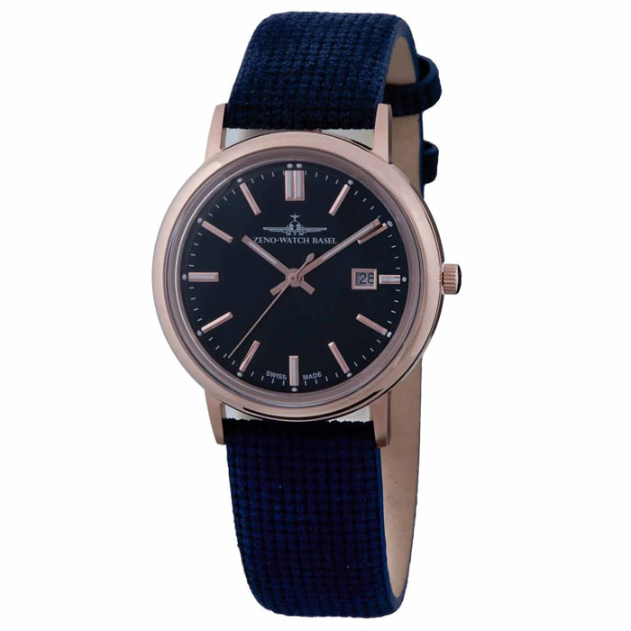 Reloj Zeno ZE5177-3 Hombre Analogico Cuarzo con Correa de Cuero