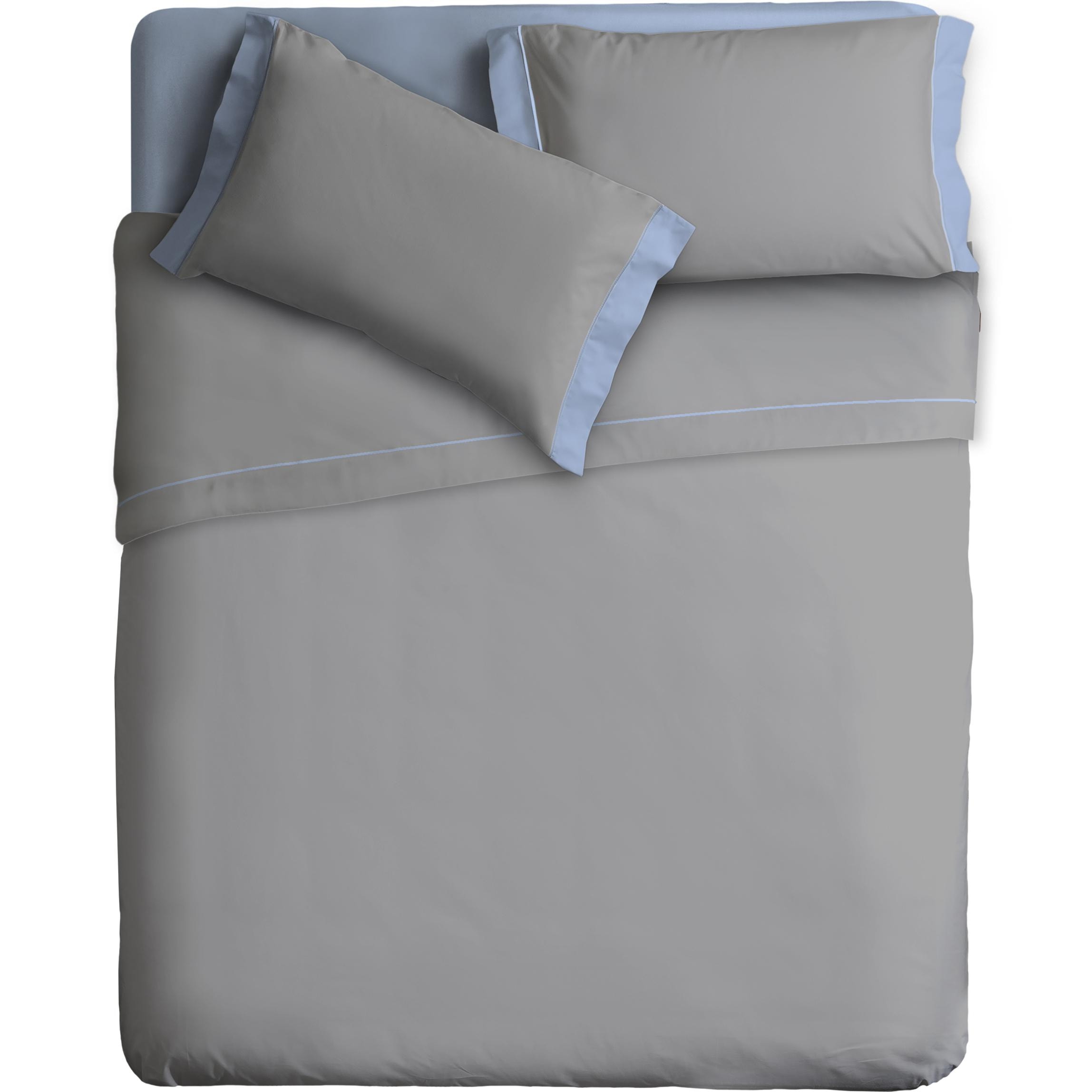 Completo letto Double-Color IPERSAN Grigio/Azzurro