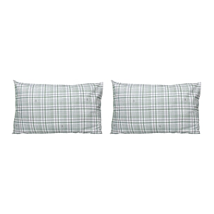 2 Fundas de almohada El Caballo 50x75 cm HERAKLER Verde - 100% algodón -