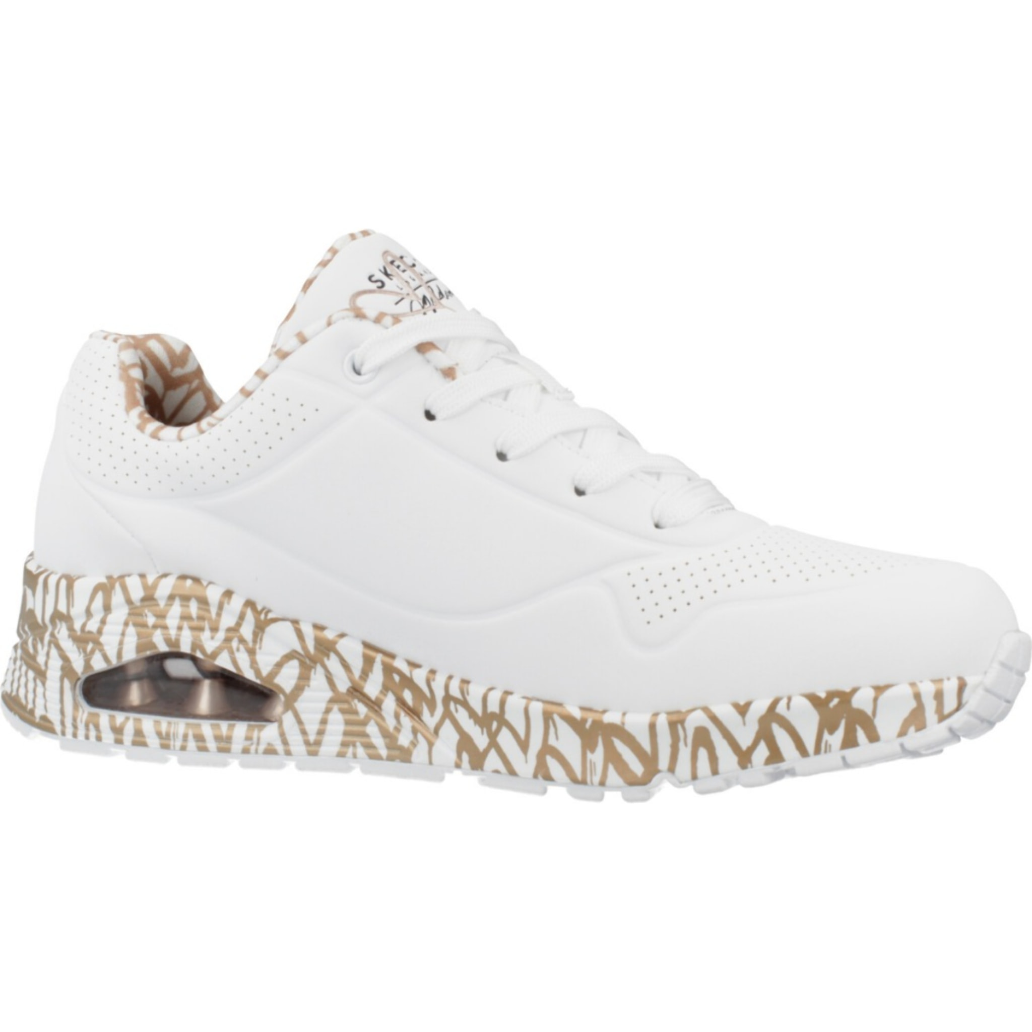 Sneakers De  Mujer Uno - Loving Love Blanco