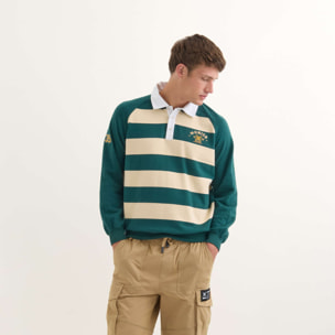 Polo MUNICH Stanford streetwear hombre de algodón orgánico verde