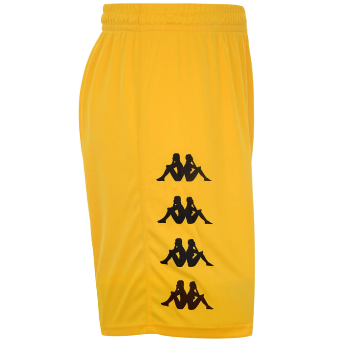 Pantaloni Corti Kappa Uomo Kappa4Football Curchet Giallo