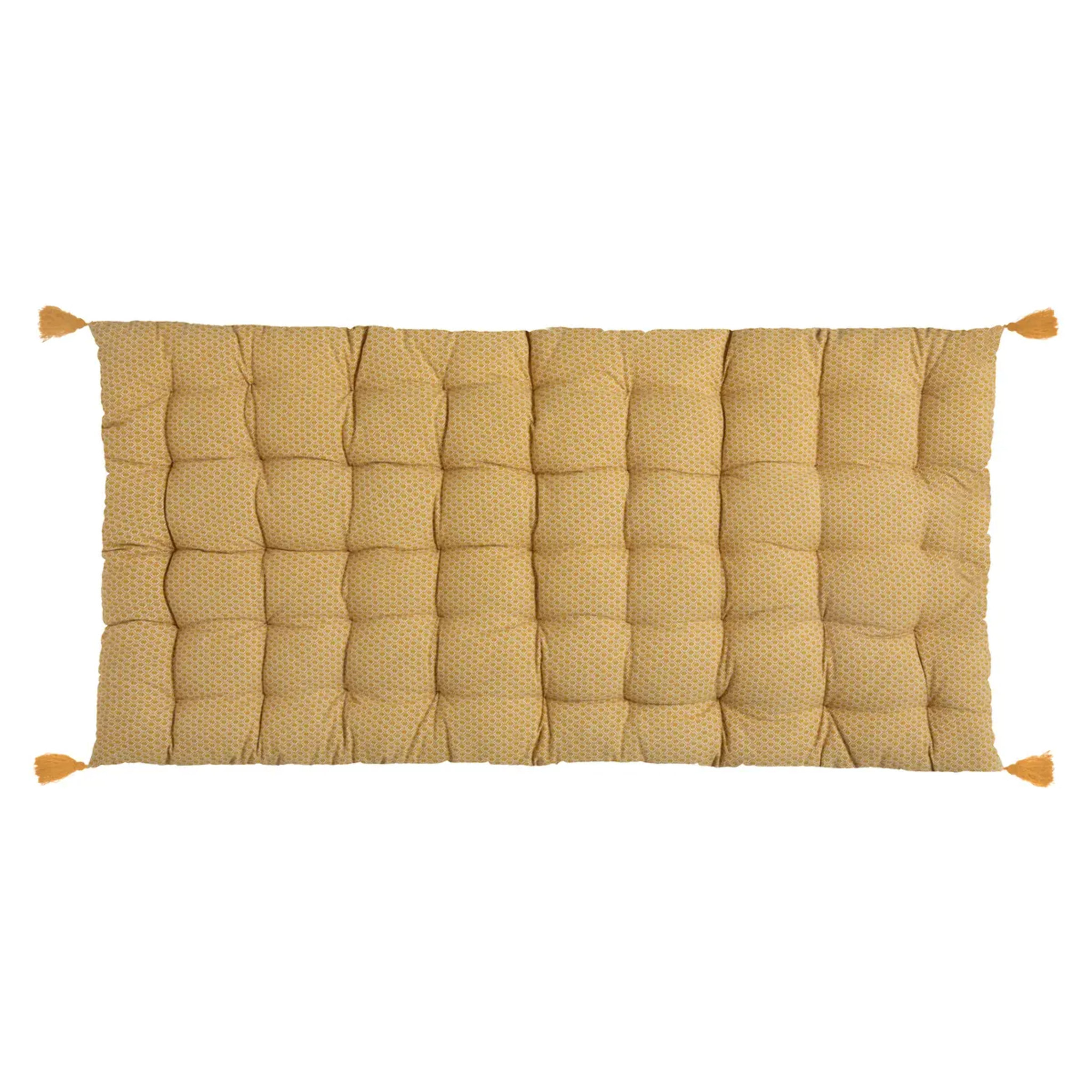 Matelas de sol "Otto" jaune moutarde 60x120 cm