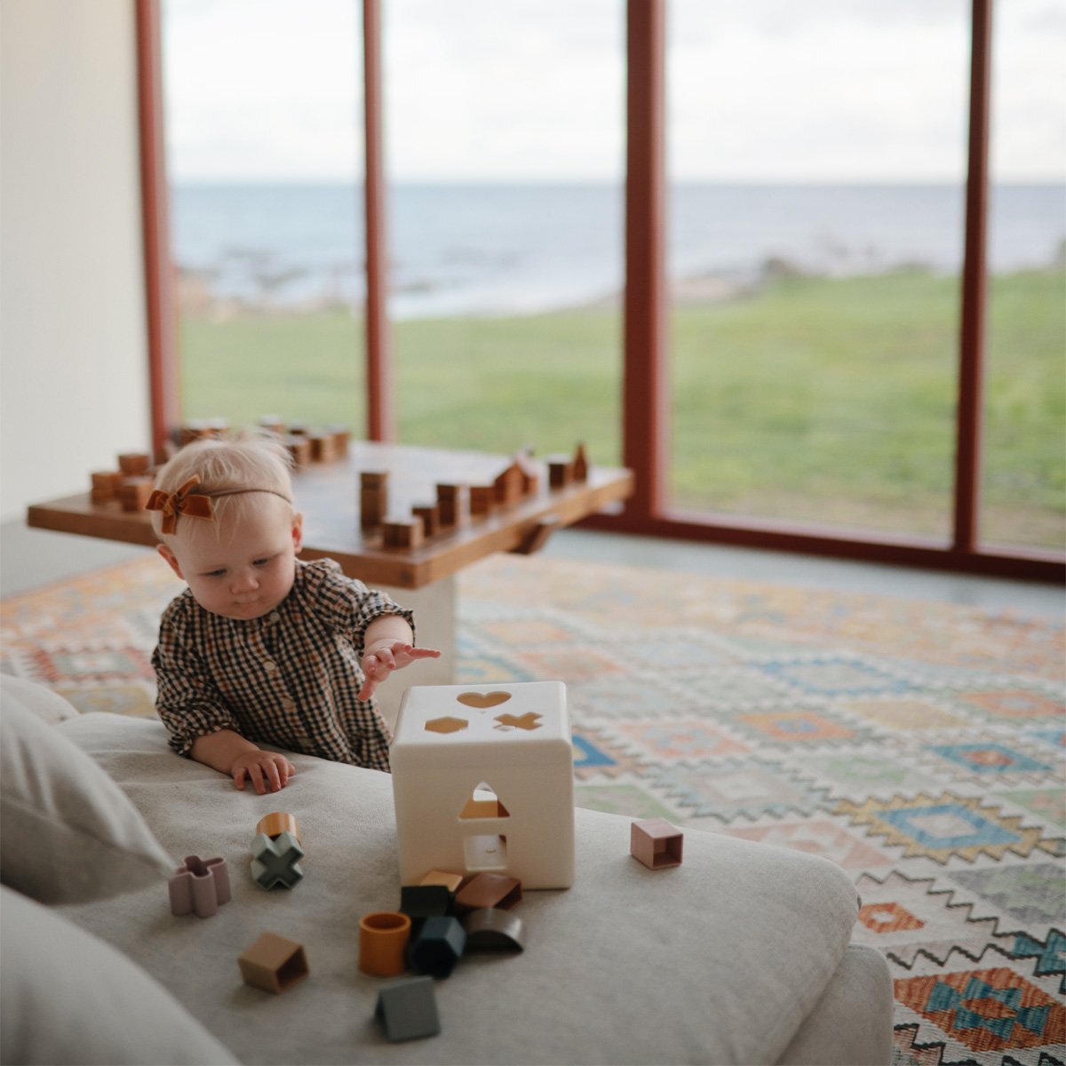 Mushie Cubo Didáctico Fig.Geométricas Solid