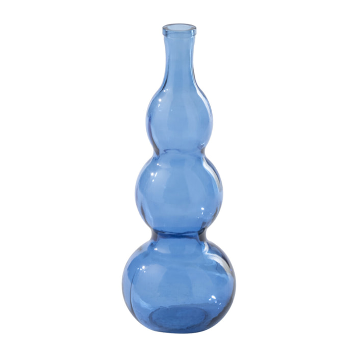J-Line Vase - verre - bleu