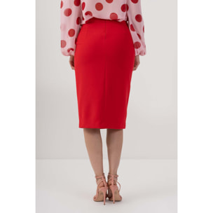 Kocca - Gonna elegante a tubino Donna, Tinta unita