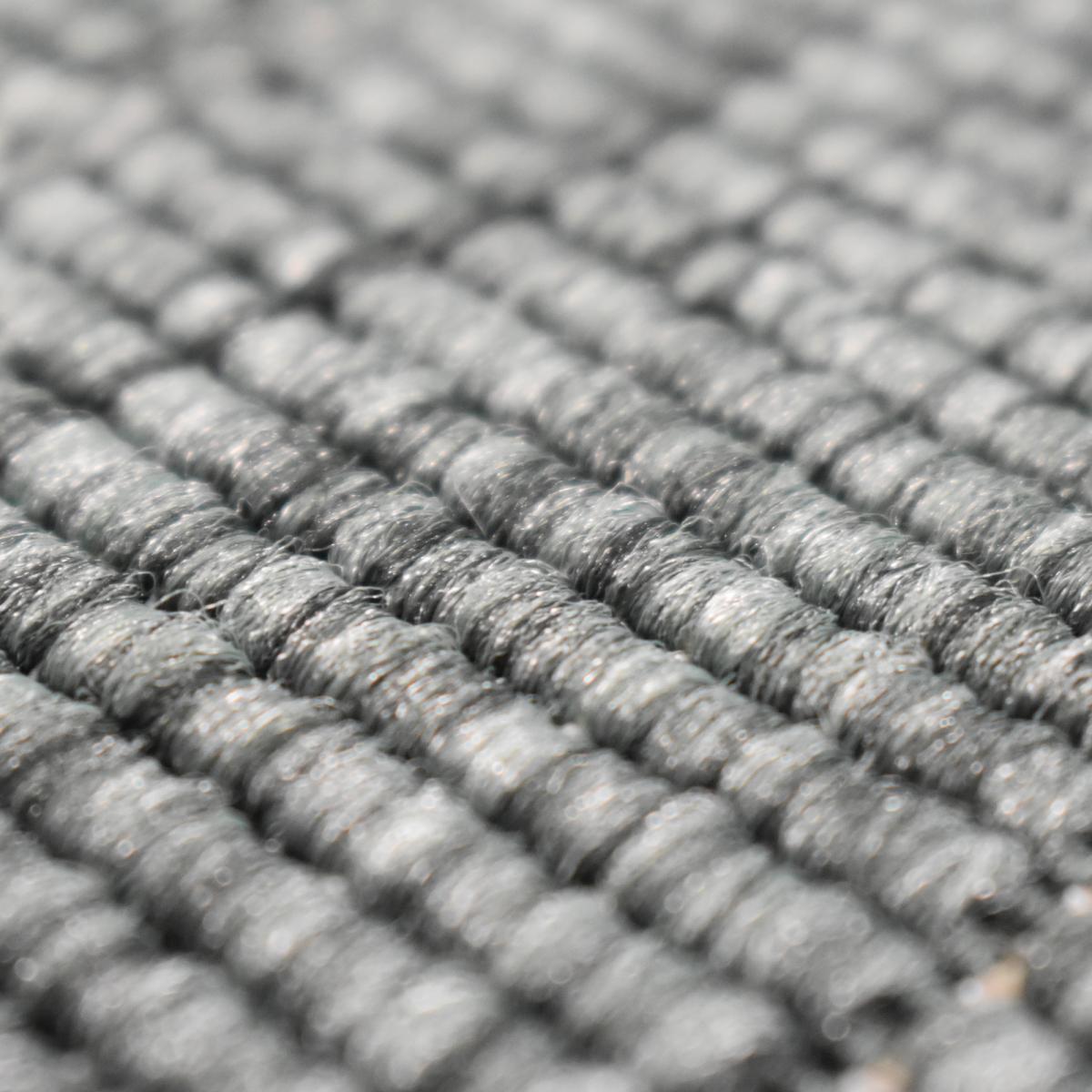 Tapis d'extérieur reversible Faje vert motif tendance ton sur ton