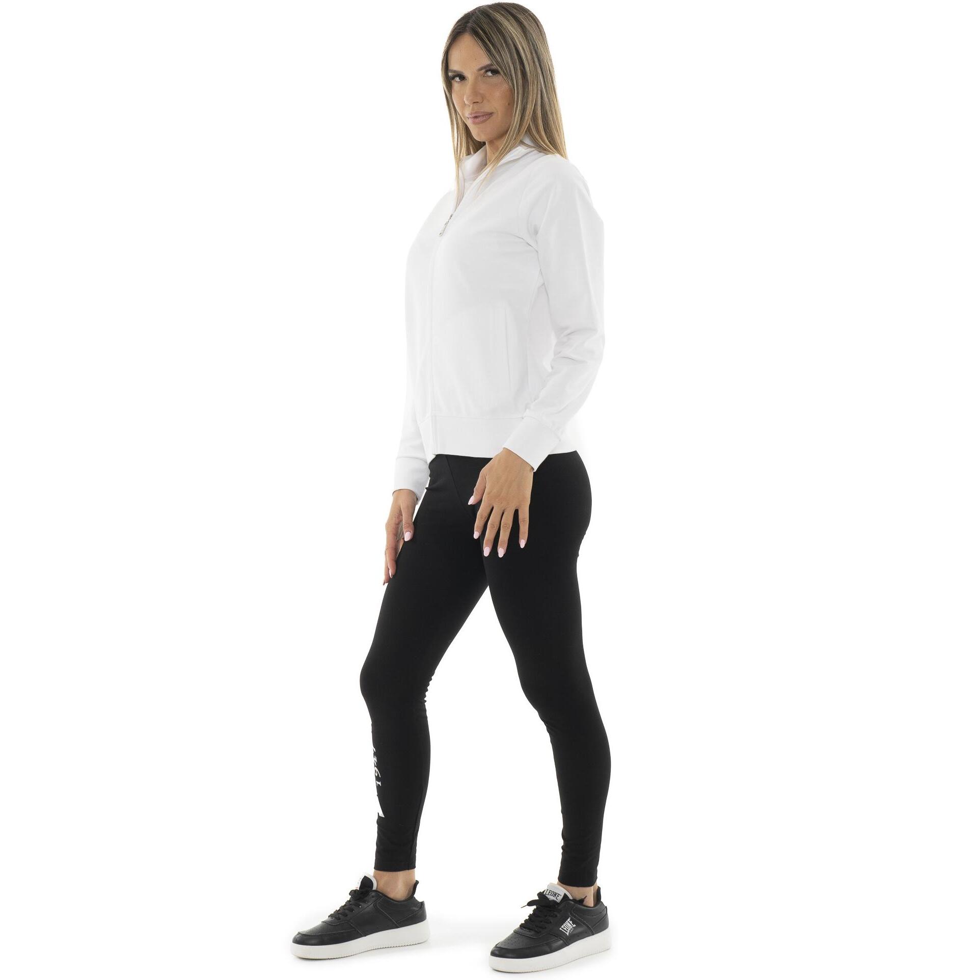 Leggings da donna in cotone elasticizzato Leone Basic