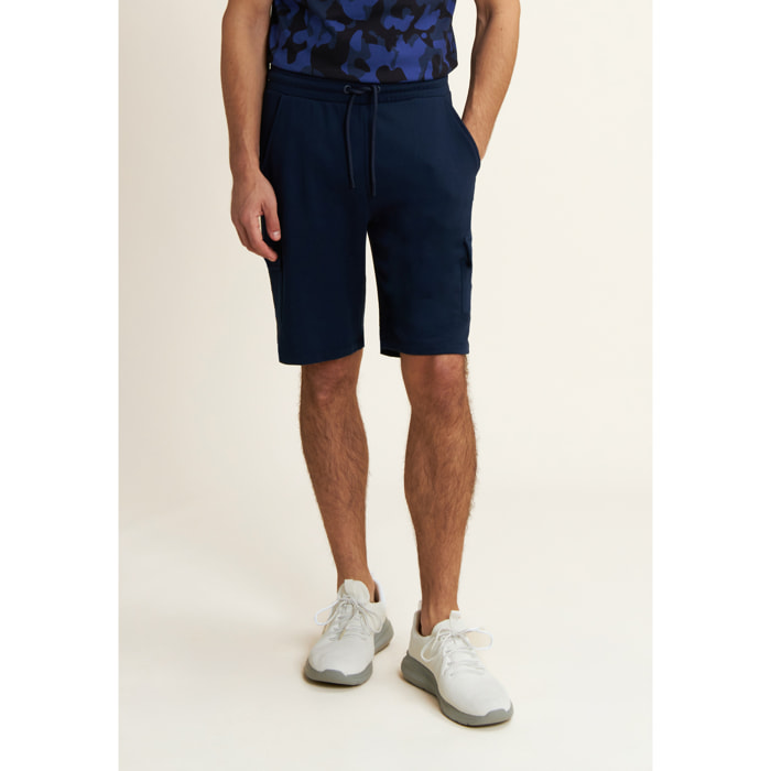 Pantaloni corti Cargo in French Terry