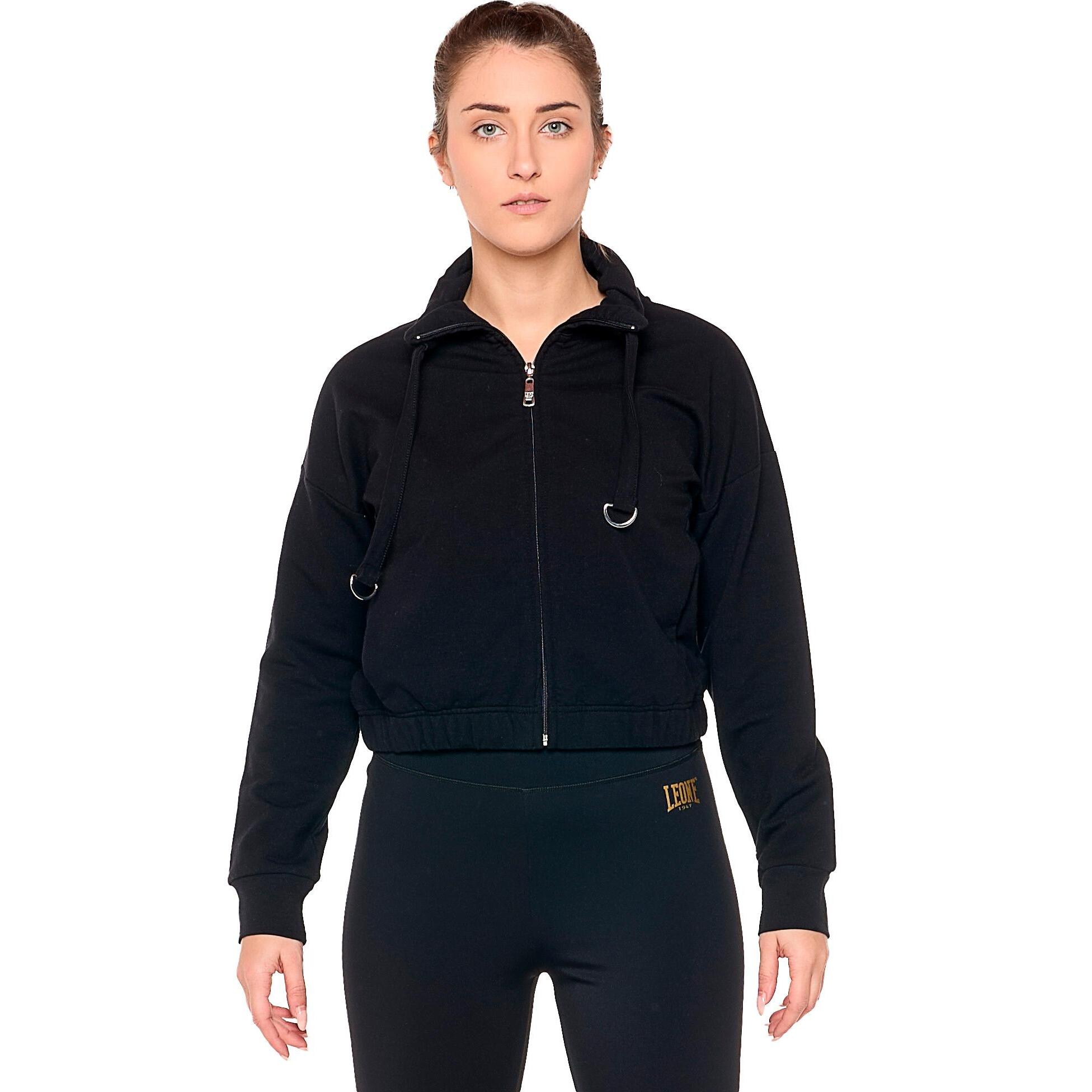 Sudadera de mujer de invierno con cuello 'Black Ring'